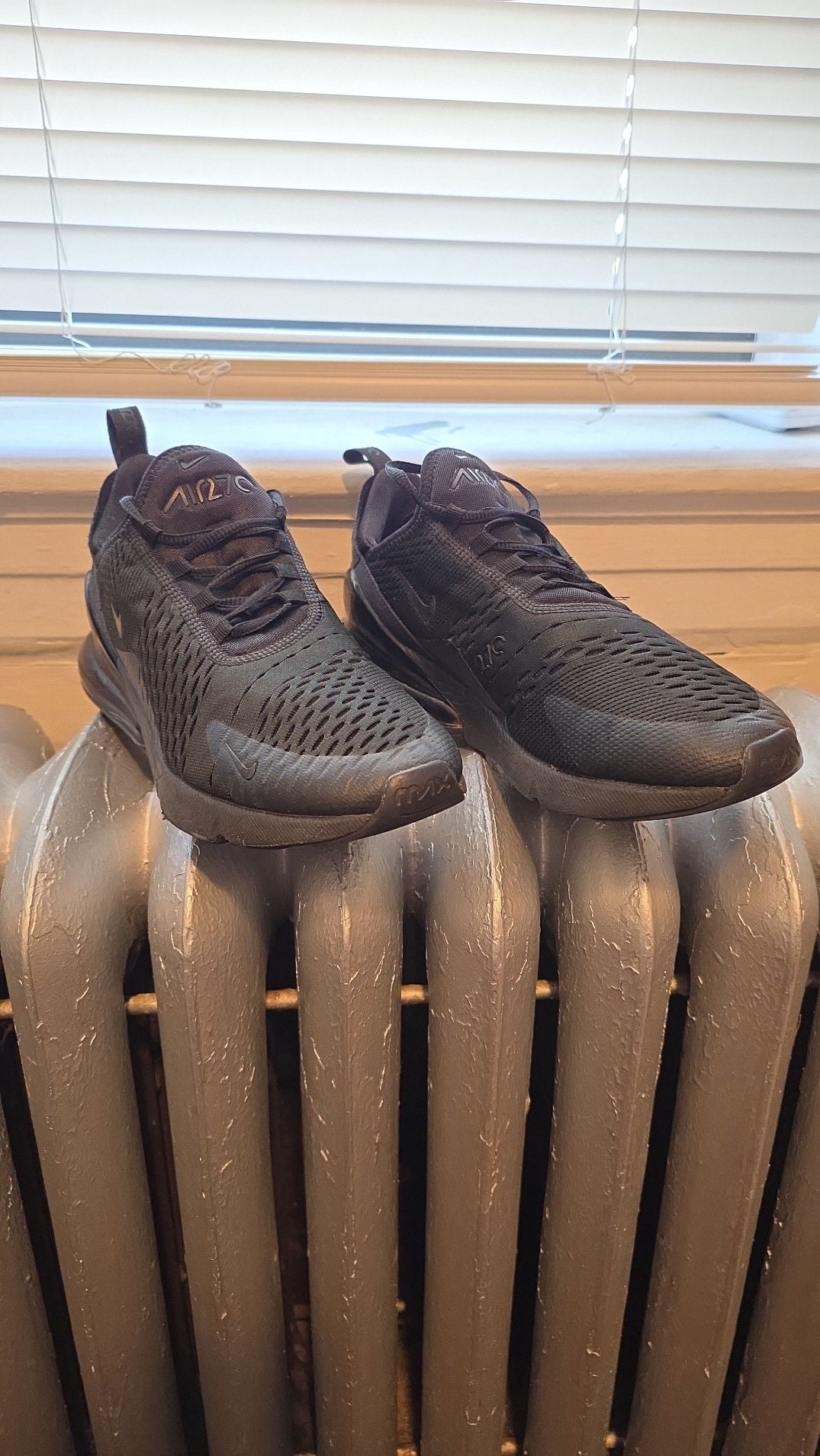 Nike Air Max 270 Triple Black Men's Sneakers Ah8050-005